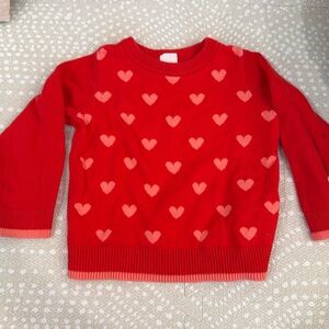 Gap hearts girls sweater